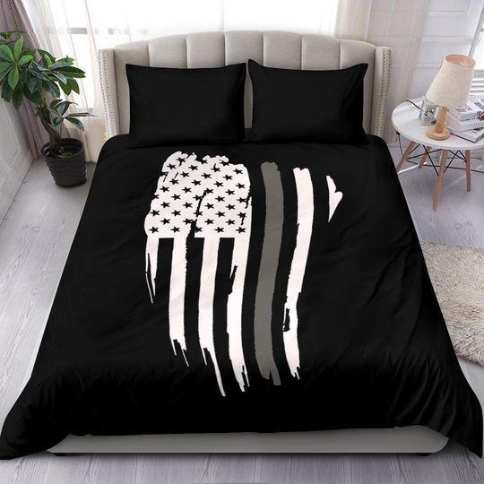 Thin Gray Line Bedding SetsGift For Your Girlfriend Boyfriend Gift For Love Gift For Friend Best Valentine Present Holiday Gift
