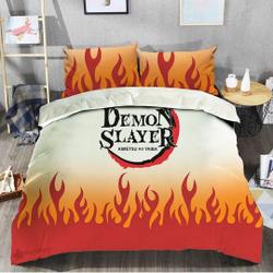 Kyojuro Rengoku Bedding Set Gift For Your Girlfriend Boyfriend Gift For Love Gift For Friend Best Valentine Present Holiday Gift