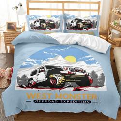 Cars Bedding Set Gift For Your Girlfriend Boyfriend Gift For Love Gift For Friend Best Valentine Present Holiday Gift