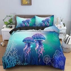 Lover jellyfish Bedding SetsGift For Your Girlfriend Boyfriend Gift For Love Gift For Friend Best Valentine Present Holiday Gift