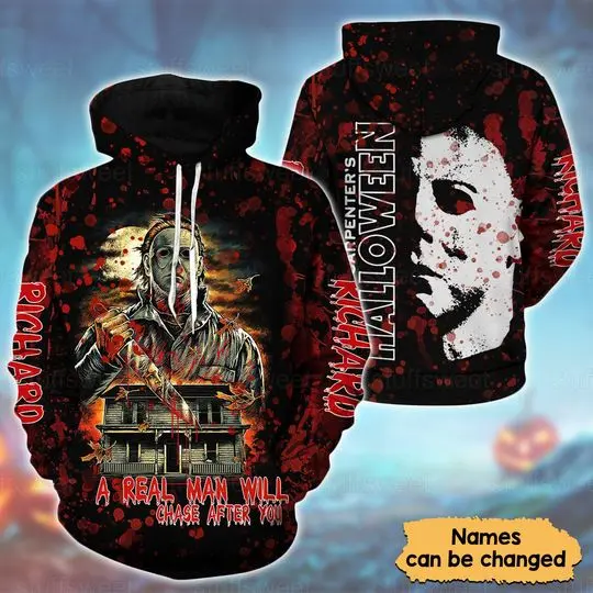 Personalized Michael Myers Hoodie, Michael Myer Unisex Hoodie, Horror Character