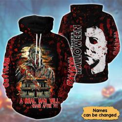Personalized Michael Myers Hoodie, Michael Myer Unisex Hoodie, Horror Character