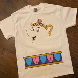 Mrs. Potts Double Sided Costume Shirt Meaningful Gift For Family Gift For Boyfriend Valentine Gift