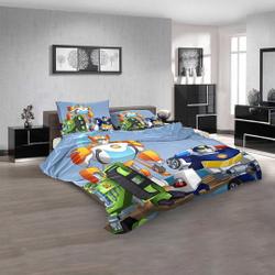 Cartoon Movies Transformers Rescue Bots Bedding SetsGift For Your Girlfriend Boyfriend Gift For Love Gift For Friend Best Valentine Present Holiday Gift