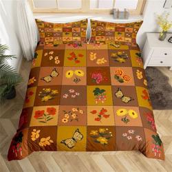 Rustic Farmhouse Splicing Bedding SetsGift For Your Girlfriend Boyfriend Gift For Love Gift For Friend Best Valentine Present Holiday Gift