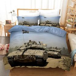 3D Armored Tank  Bedding Set Gift For Your Girlfriend Boyfriend Gift For Love Gift For Friend Best Valentine Present Holiday Gift