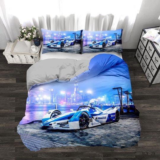 Blue Sea City Bedding Set Gift For Your Girlfriend Boyfriend Gift For Love Gift For Friend Best Valentine Present Holiday Gift