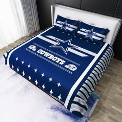 Dallas Cowboys Logo Bedding Set Gift For Your Girlfriend Boyfriend Gift For Love Gift For Friend Best Valentine Present Holiday Gift