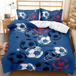 3D Football Bedding Set Gift For Your Girlfriend Boyfriend Gift For Love Gift For Friend Best Valentine Present Holiday Gift