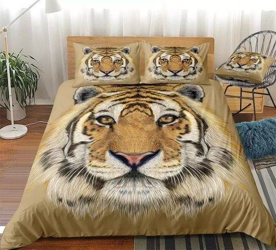 Tiger Bedding Set Gift For Your Girlfriend Boyfriend Gift For Love Gift For Friend Best Valentine Present Holiday Gift