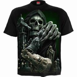 Spiral Direct NEW CHECKMATE T-SHIRT/Goth/Music/Skull/Tattoo/Meta/Candle/Tee/Top Meaningful Gift For Family Gift For Boyfriend Valentine Gift