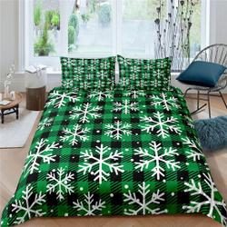 Buffalo plaid with snowflakes Bedding setsGift For Your Girlfriend Boyfriend Gift For Love Gift For Friend Best Valentine Present Holiday Gift