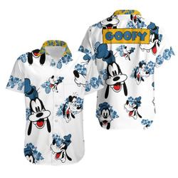 Goofy Disney Hawaiian Summer Tropical Hawaiian Shirt Gift For Your Girlfriend Boyfriend Gift For Love Gift For Friend Best Valentine Present Holiday Gift