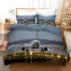 Airplane  Bedding Set Gift For Your Girlfriend Boyfriend Gift For Love Gift For Friend Best Valentine Present Holiday Gift