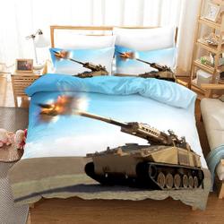3D Armored Tank  Bedding Set Gift For Your Girlfriend Boyfriend Gift For Love Gift For Friend Best Valentine Present Holiday Gift