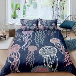 Whimsical jellyfish Bedding SetsGift For Your Girlfriend Boyfriend Gift For Love Gift For Friend Best Valentine Present Holiday Gift