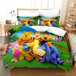 Winnie the Pooh ThreeDuvet Cover Pillowcase Bedding Set Gift For Your Girlfriend Boyfriend Gift For Love Gift For Friend Best Valentine Present Holiday Gift