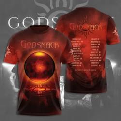 Godsmack 2023 Music Tour 3D T-shirt Meaningful Gift For Family Gift For Boyfriend Valentine Gift