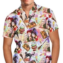 Hocus Pocus Disney Halloween Disney Hawaiin T Shirt Gift For Your Girlfriend Boyfriend Gift For Love Gift For Friend Best Valentine Present Holiday Gift