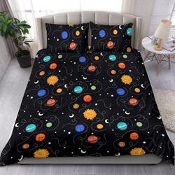 Galaxy Duvet Cover, Bedroom Decor Bedding Set Gift For Your Girlfriend Boyfriend Gift For Love Gift For Friend Best Valentine Present Holiday Gift