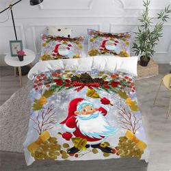 Santa Claus Christmas wreath Bedding setsGift For Your Girlfriend Boyfriend Gift For Love Gift For Friend Best Valentine Present Holiday Gift