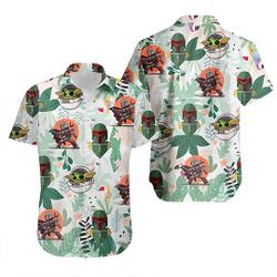 Star Wars Hawaii Shirt Summer, Stars War Vintage Hawaiian Shirt, Hawaiian Shirt, StarWars Shirt Gift For Your Girlfriend Boyfriend Gift For Love Gift For Friend Best Valentine Present Holiday Gift
