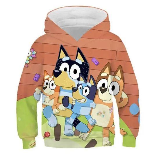 BlueyDad Family Hoodie, 3D Hoodie