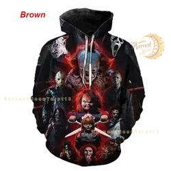 Horror Movie Character 3D Hoodie
