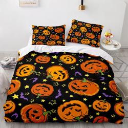 Retro halloween bedding Set Gift For Your Girlfriend Boyfriend Gift For Love Gift For Friend Best Valentine Present Holiday Gift