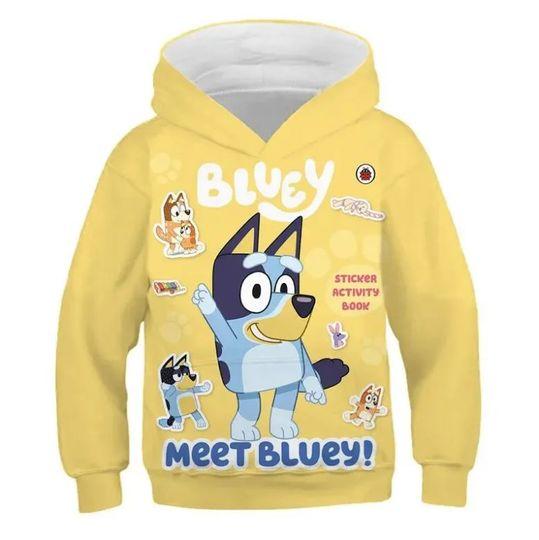 BlueyDad Family Hoodie, 3D Hoodie