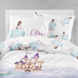 Princess Bedding, Twin Comforter, Duvet, Toddler, Princess Scales, Princess Castle, Kid Bedding Set Gift For Your Girlfriend Boyfriend Gift For Love Gift For Friend Best Valentine Present Holiday Gift