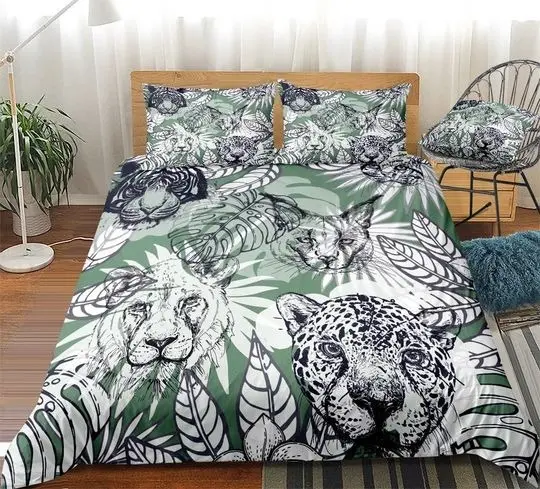 Lion Bedding Set Gift For Your Girlfriend Boyfriend Gift For Love Gift For Friend Best Valentine Present Holiday Gift
