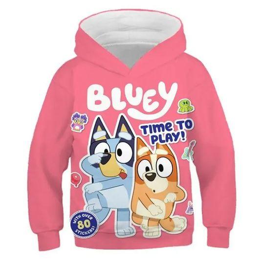 BlueyDad Family Hoodie, 3D Hoodie