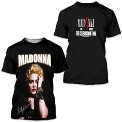1980s Madonna Pop Music 3D Print Shirt Meaningful Gift For Family Gift For Boyfriend Valentine Gift