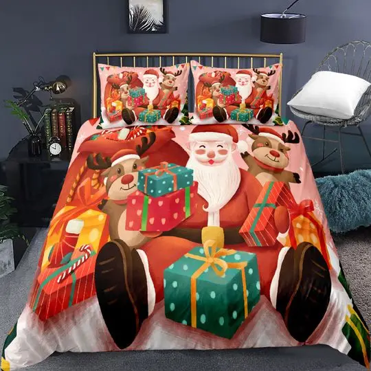 Christmas Bedding Set Gift For Your Girlfriend Boyfriend Gift For Love Gift For Friend Best Valentine Present Holiday Gift