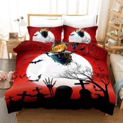 3D White Moon Duvet Cover Bedding Set Gift For Your Girlfriend Boyfriend Gift For Love Gift For Friend Best Valentine Present Holiday Gift