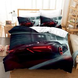 Sports Car  Bedding Set Gift For Your Girlfriend Boyfriend Gift For Love Gift For Friend Best Valentine Present Holiday Gift