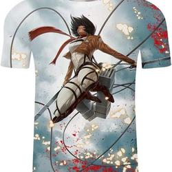 Attack on Titan Anime Printed Creative T-Shirt Meaningful Gift For Family Gift For Boyfriend Valentine Gift