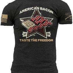 Grunt Style American Bacon T-Shirt Meaningful Gift For Family Gift For Boyfriend Valentine Gift