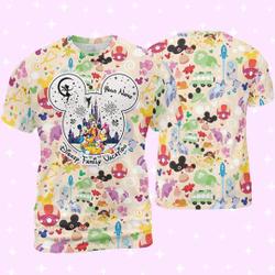 Personalized Disney Team Disneyland 3D T-shirt Meaningful Gift For Family Gift For Boyfriend Valentine Gift