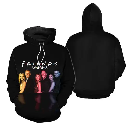 2022 New Friends 3D Printing Hoodies
