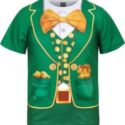 3D Print Irish St. Patrick's Day Suit T-Shirt Meaningful Gift For Family Gift For Boyfriend Valentine Gift