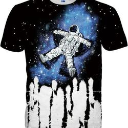3D Print Shirts Colorful Space Graphic Tees for Men Women Teens Meaningful Gift For Family Gift For Boyfriend Valentine Gift
