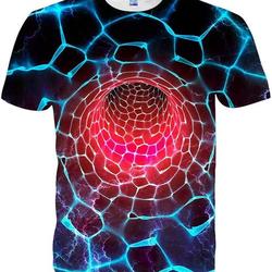 3D Print Shirts Colorful Space Graphic Tees for Men Women Teens Meaningful Gift For Family Gift For Boyfriend Valentine Gift