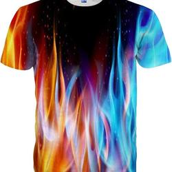 3D Print Shirts Colorful Space Graphic Tees for Men Women Teens Meaningful Gift For Family Gift For Boyfriend Valentine Gift
