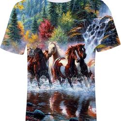 Horse racing 3D printed T Shirt Meaningful Gift For Family Gift For Boyfriend Valentine Gift