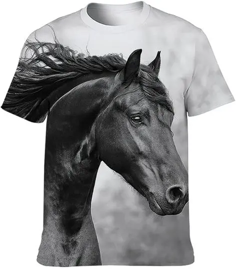 Horse racing 3D printed T Shirt Meaningful Gift For Family Gift For Boyfriend Valentine Gift