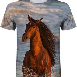 Horse racing 3D printed T Shirt Meaningful Gift For Family Gift For Boyfriend Valentine Gift