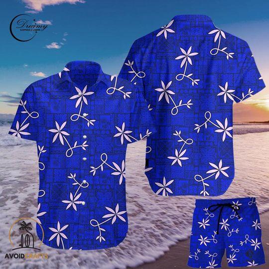 Set Elvis-Presley | Blue Hawaii | Blue version | Hawaiian Shirt Gift For Your Girlfriend Boyfriend Gift For Love Gift For Friend Best Valentine Present Holiday Gift
