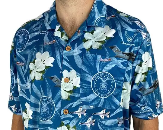 US Air Force Hawaiian Shirt Gift For Your Girlfriend Boyfriend Gift For Love Gift For Friend Best Valentine Present Holiday Gift